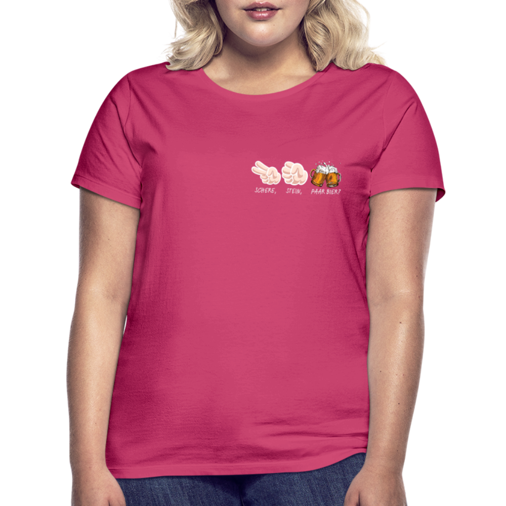 SCHERE STEIN - Damen T-Shirt - Azalea