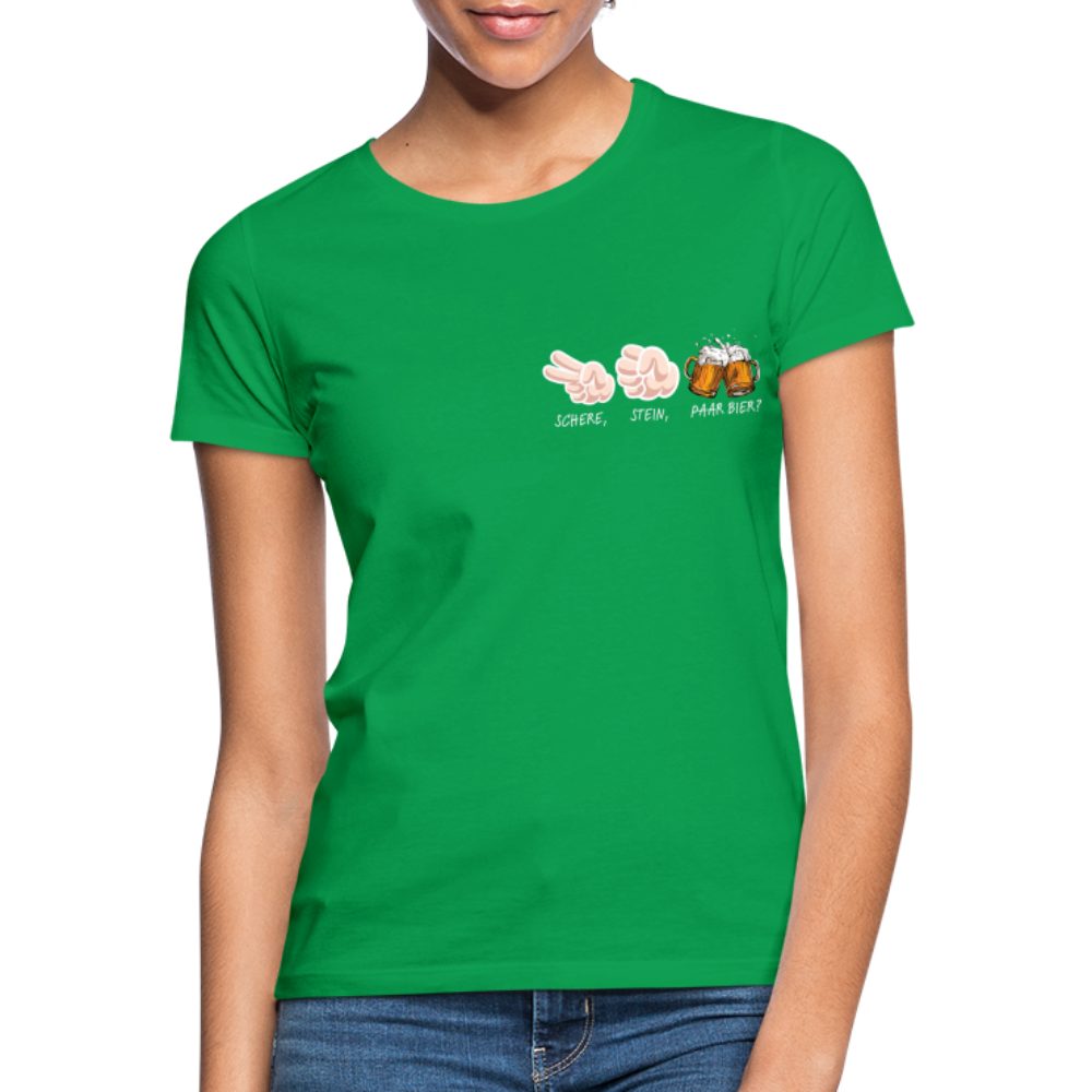 SCHERE STEIN - Damen T-Shirt - Kelly Green