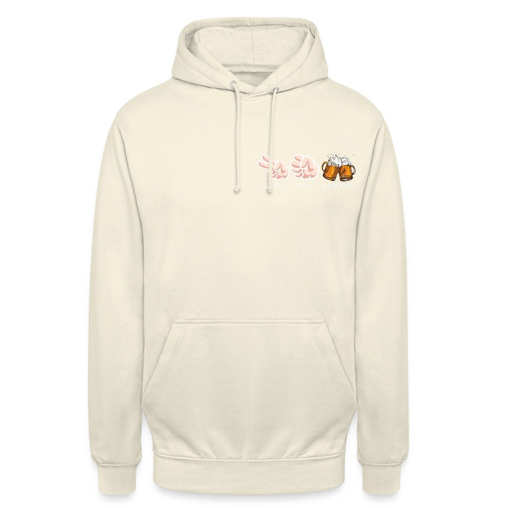 SCHERE STEIN - Unisex Hoodie - Vanille-Milchshake