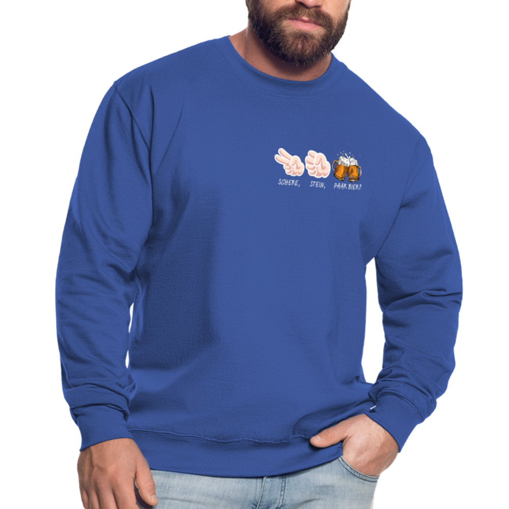 SCHERE STEIN - Unisex Pullover - Royalblau