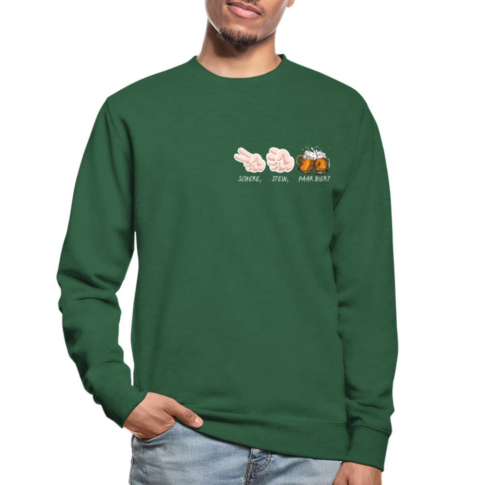 SCHERE STEIN - Unisex Pullover - Grün