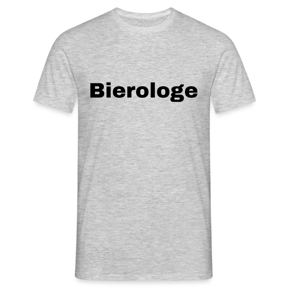 BIEROLOGE - Herren T-Shirt - Grau meliert