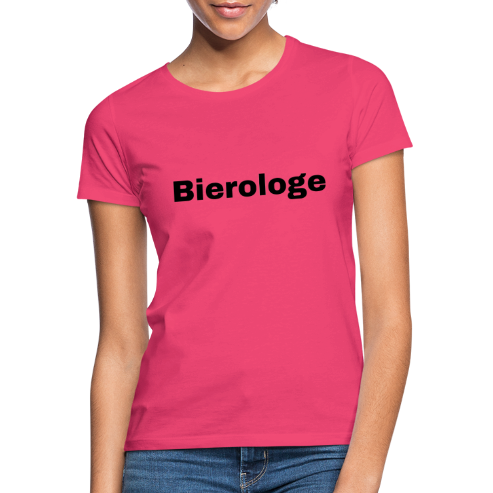 BIEROLOGE - Damen T-Shirt - Azalea