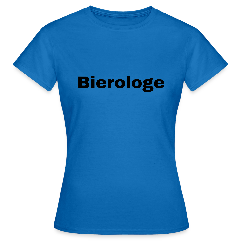 BIEROLOGE - Damen T-Shirt - Royalblau