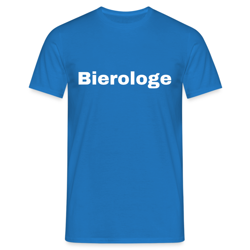 Bierologe - Herren T-Shirt - Royalblau