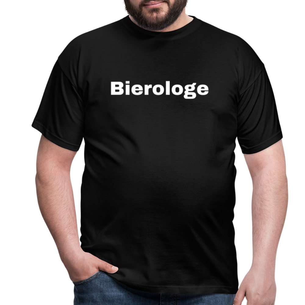 Bierologe - Herren T-Shirt - Schwarz