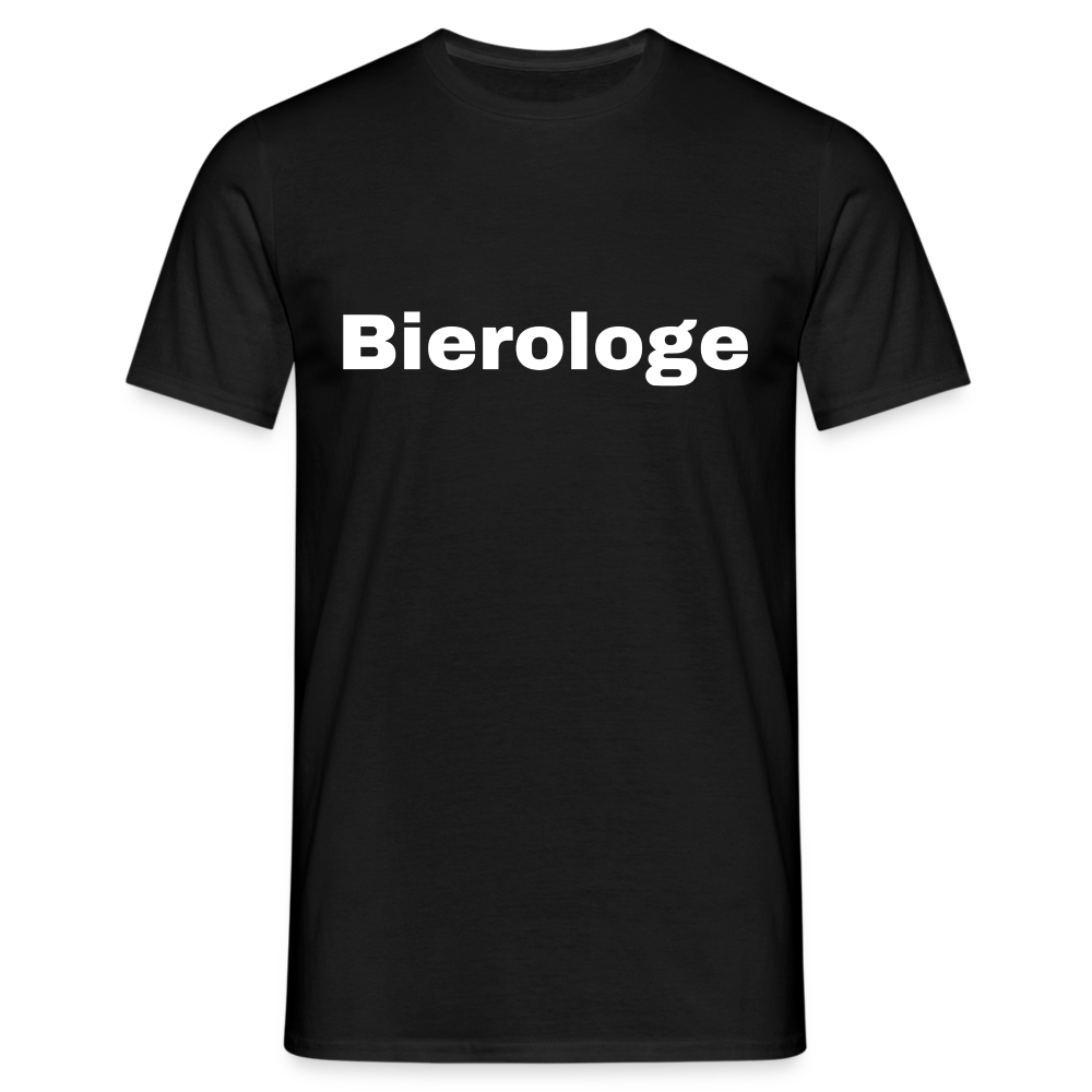 Bierologe - Herren T-Shirt - Schwarz