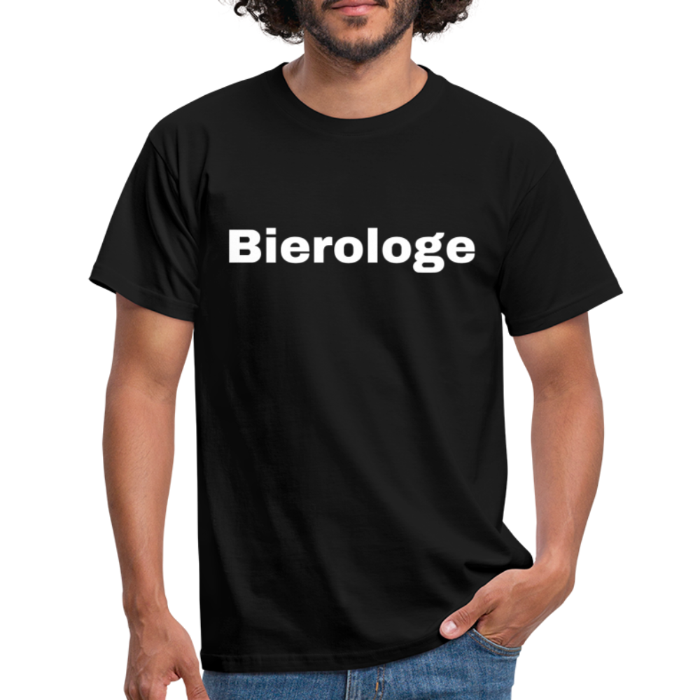 Bierologe - Herren T-Shirt - Schwarz