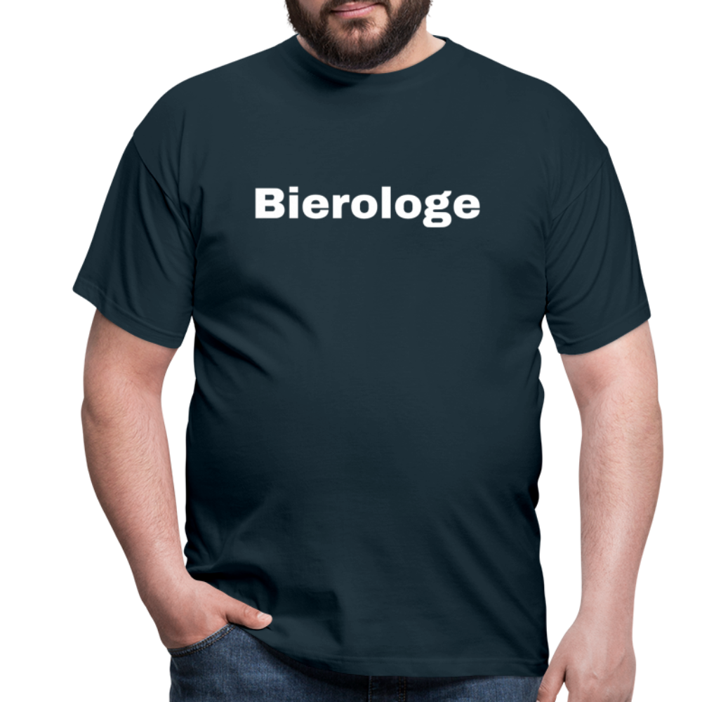 Bierologe - Herren T-Shirt - Navy