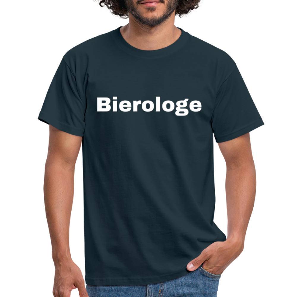 Bierologe - Herren T-Shirt - Navy