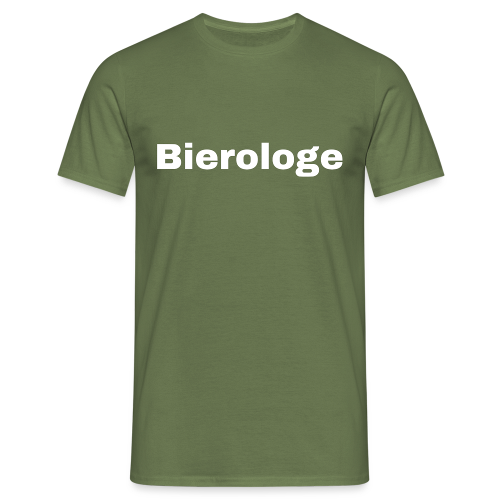 Bierologe - Herren T-Shirt - Militärgrün