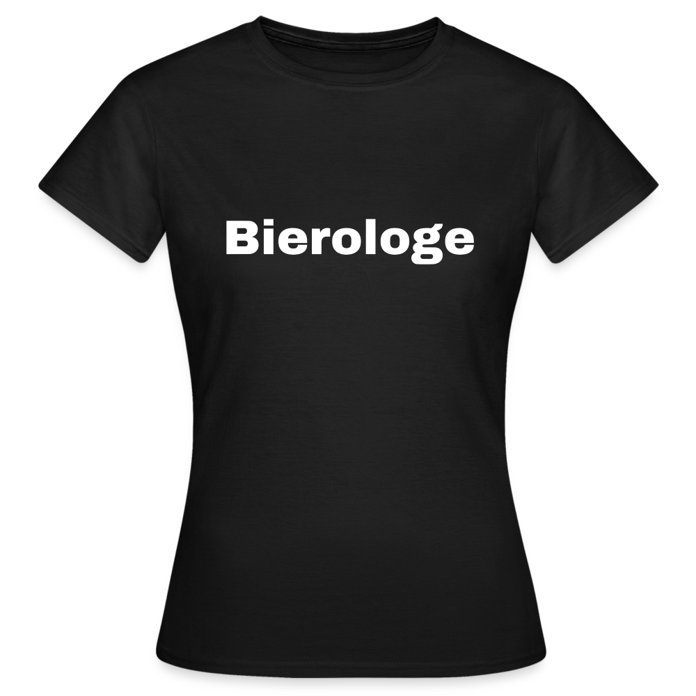 BIEROLOGE - Damen T-Shirt - Schwarz