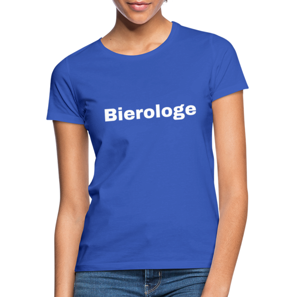 BIEROLOGE - Damen T-Shirt - Royalblau