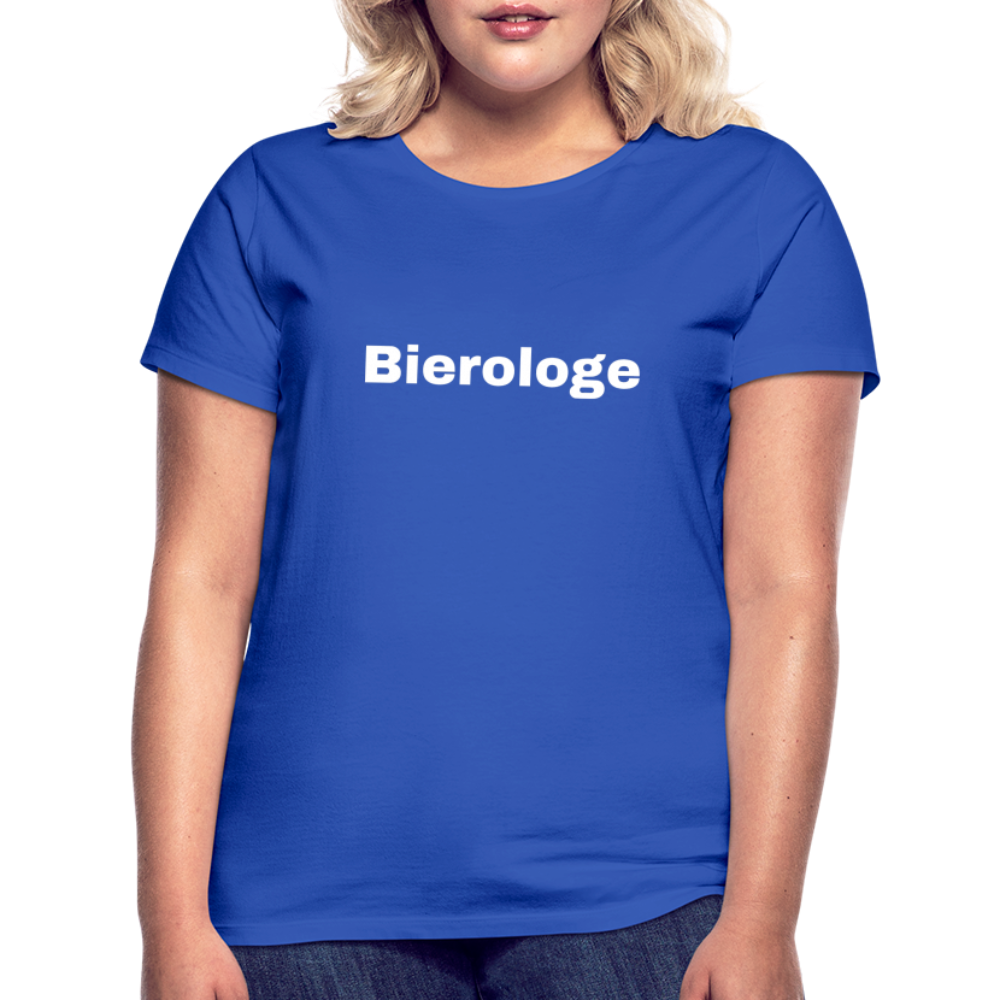 BIEROLOGE - Damen T-Shirt - Royalblau