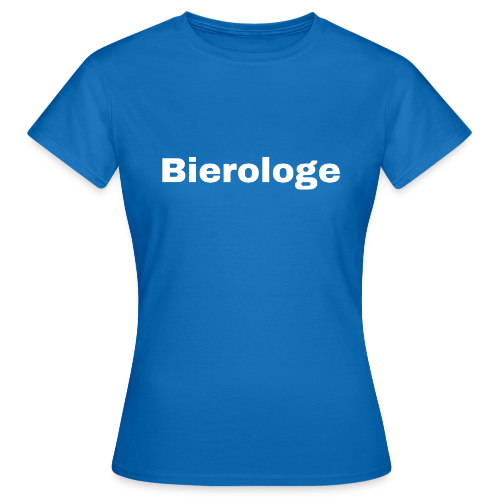 BIEROLOGE - Damen T-Shirt - Royalblau