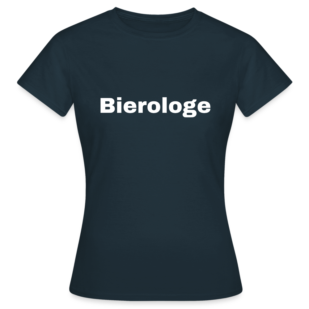 BIEROLOGE - Damen T-Shirt - Navy