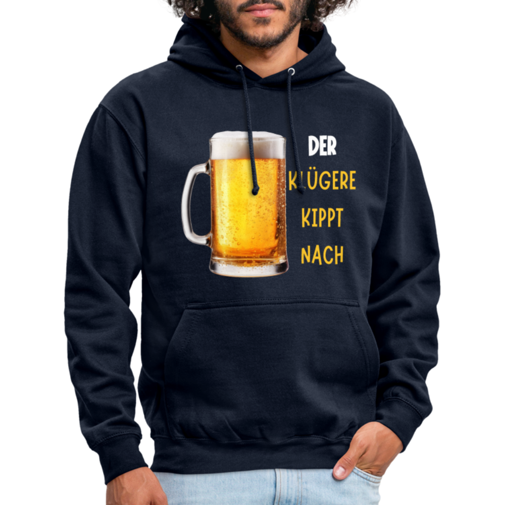 DER KLÜGERE - Unisex Hoodie - Navy