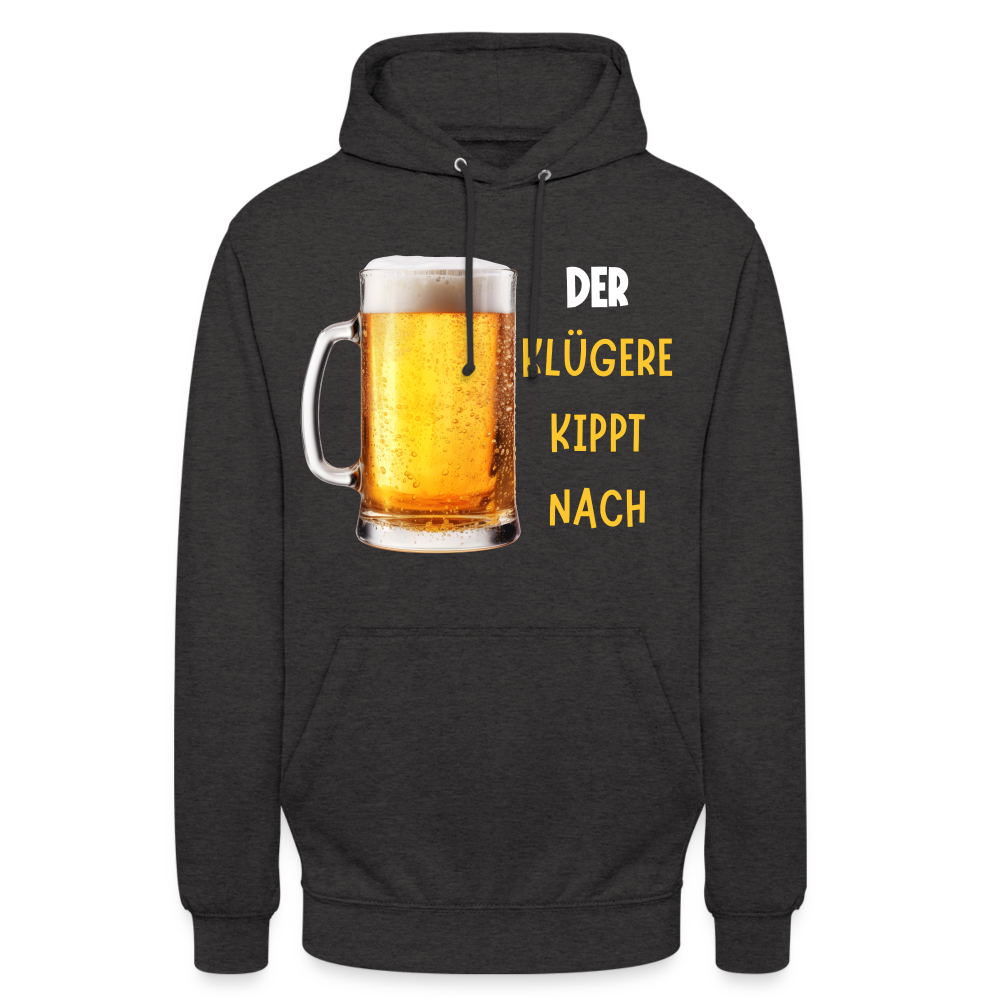 DER KLÜGERE - Unisex Hoodie - Anthrazit