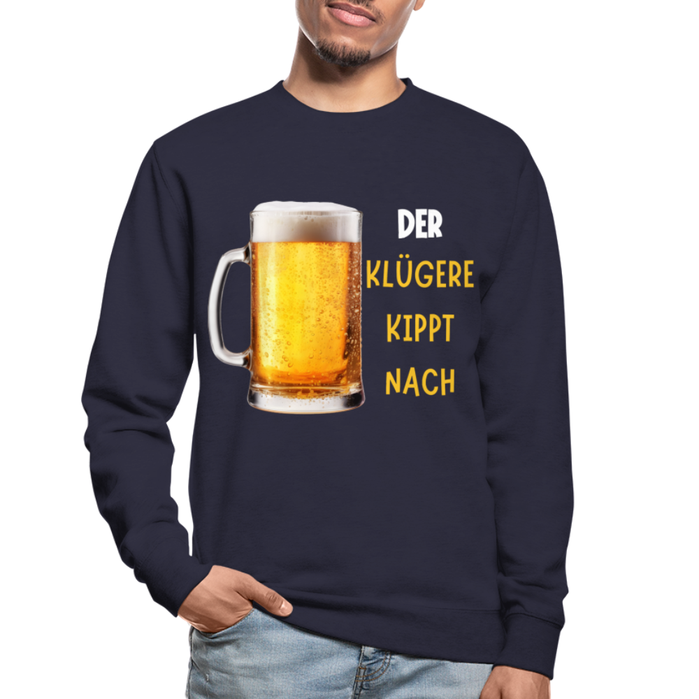 DER KLÜGERE - Unisex Pullover - Navy