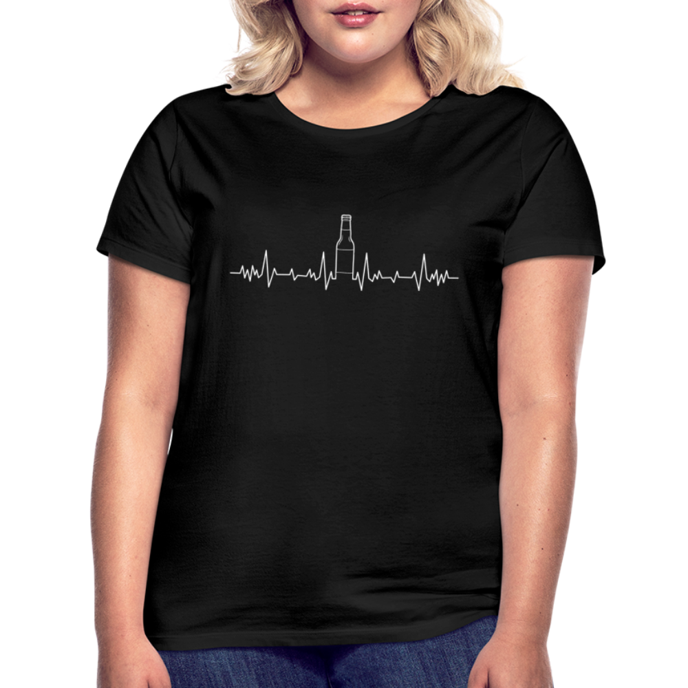 BIERTÖNE - Damen T-Shirt - Schwarz