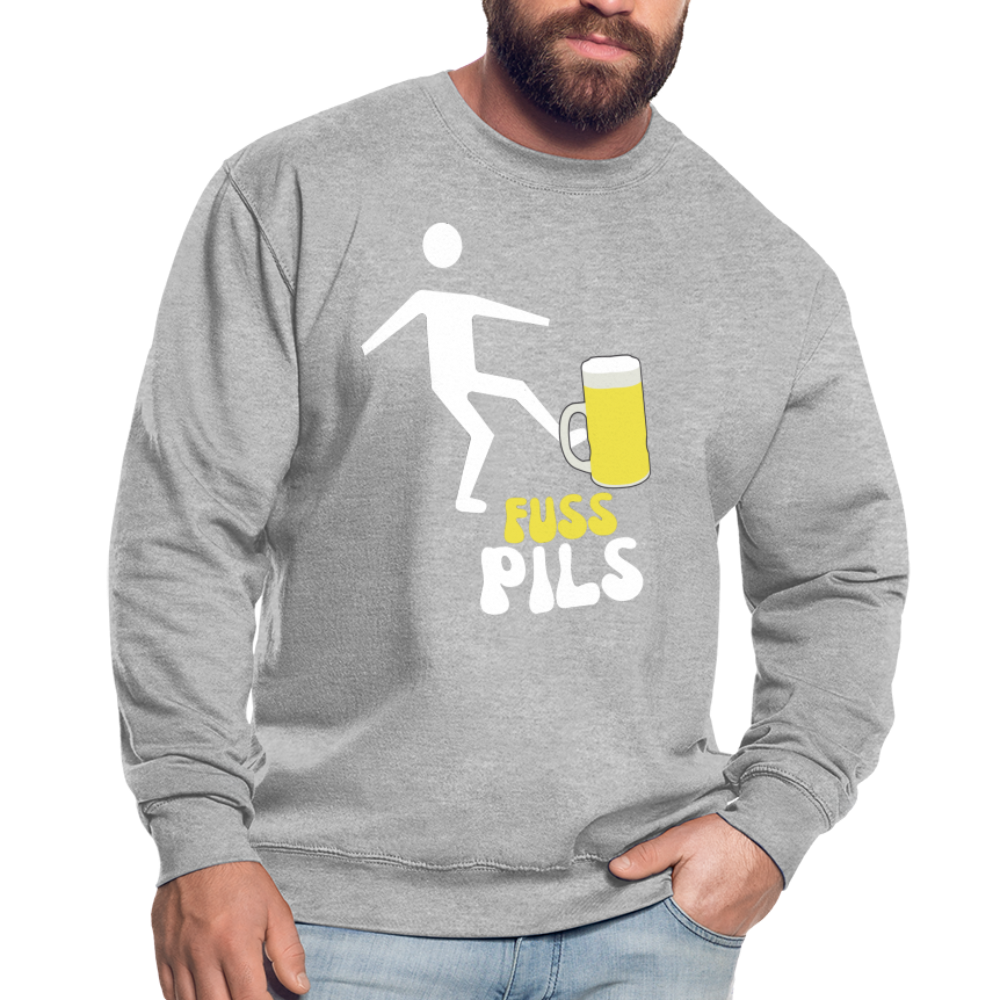 FUSS PILS - Unisex Pullover - Weißgrau meliert