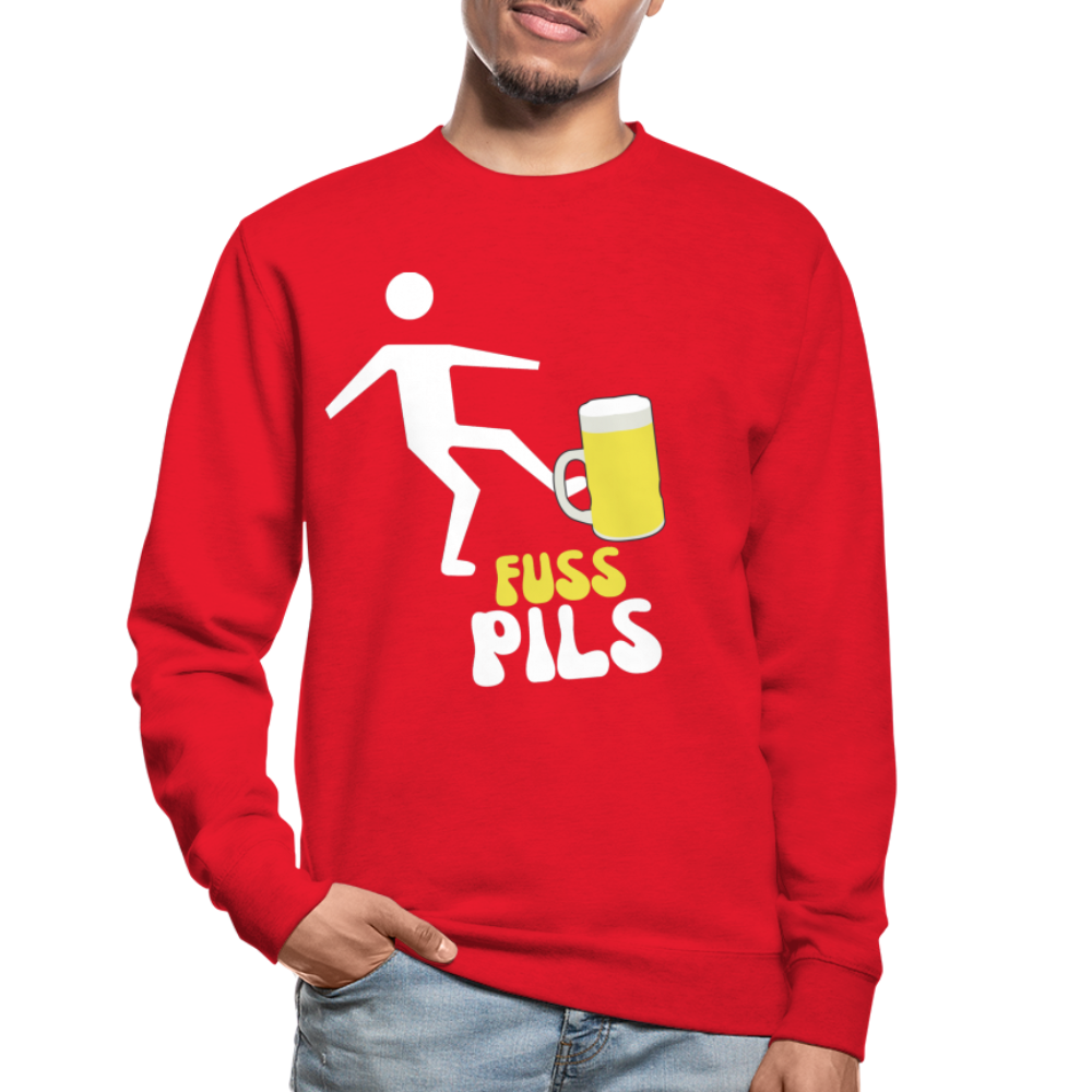 FUSS PILS - Unisex Pullover - Rot