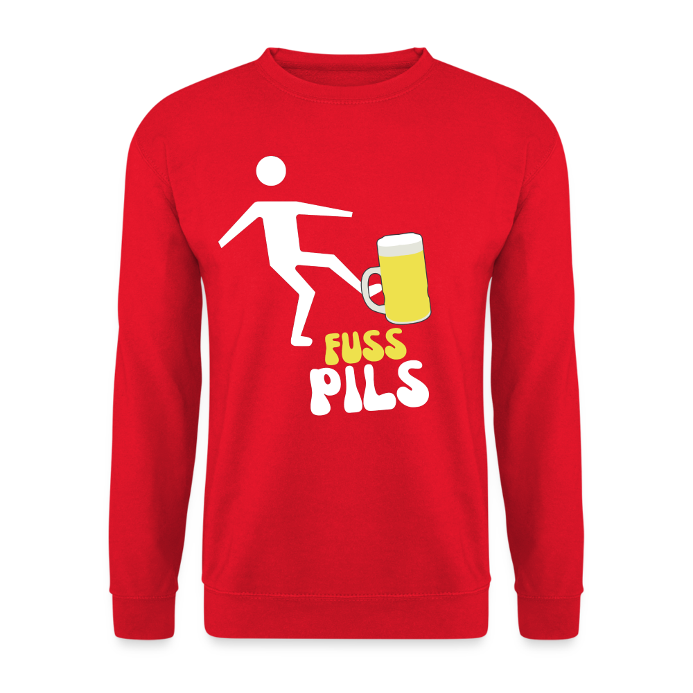 FUSS PILS - Unisex Pullover - Rot