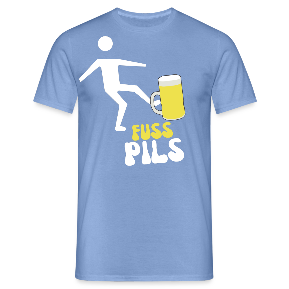 FUSS PILS - Herren T-Shirt - carolina blue