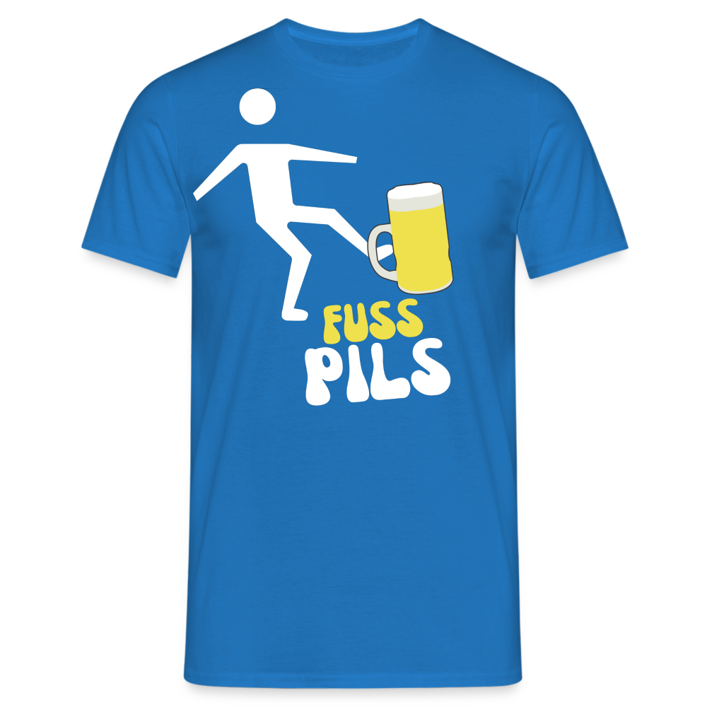 FUSS PILS - Herren T-Shirt - Royalblau