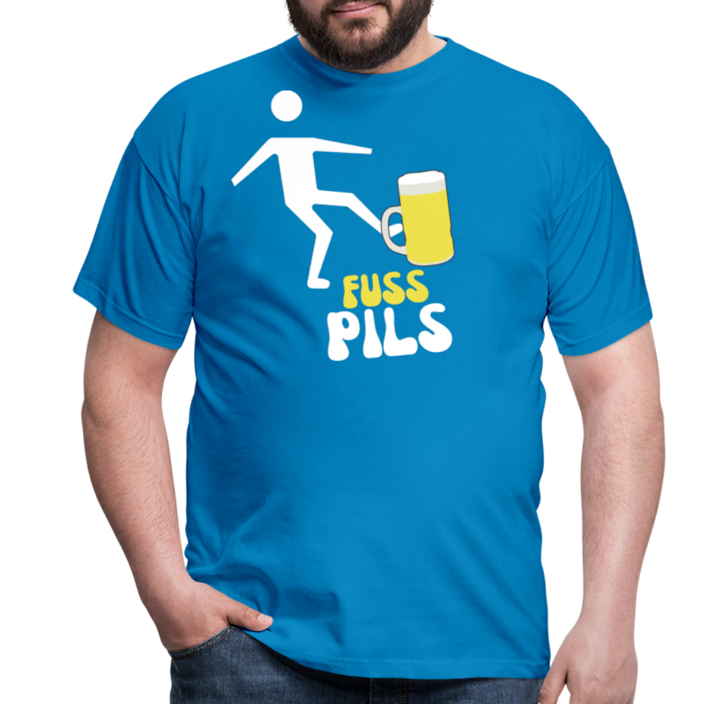 FUSS PILS - Herren T-Shirt - Royalblau