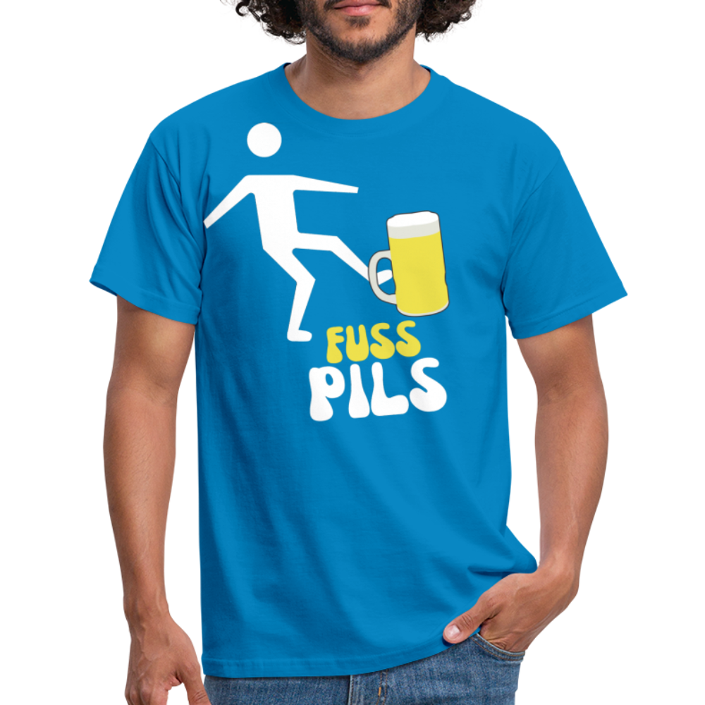 FUSS PILS - Herren T-Shirt - Royalblau