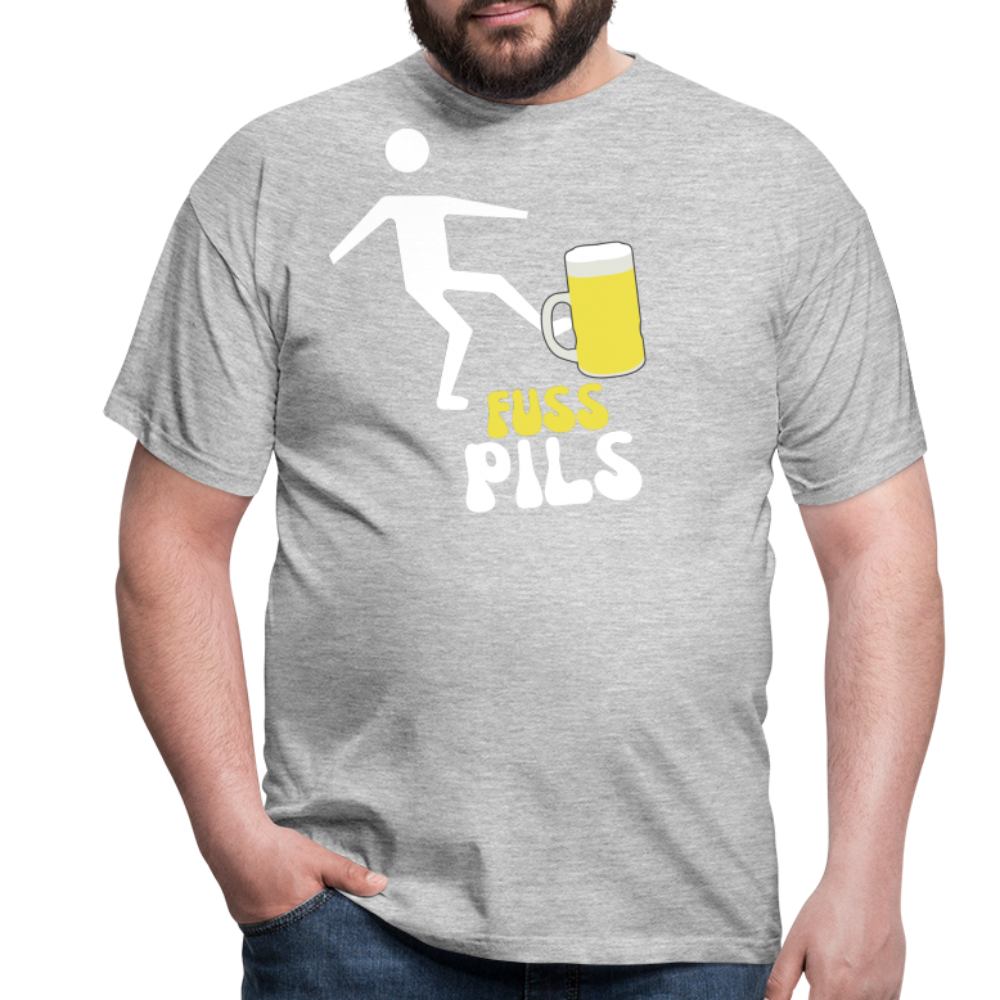 FUSS PILS - Herren T-Shirt - Grau meliert