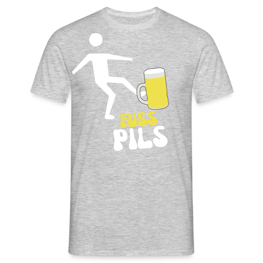 FUSS PILS - Herren T-Shirt - Grau meliert