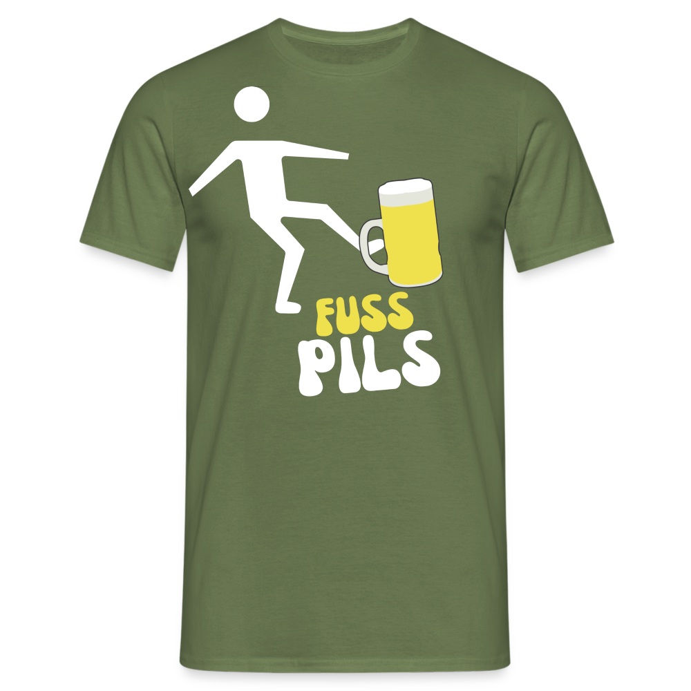 FUSS PILS - Herren T-Shirt - Militärgrün