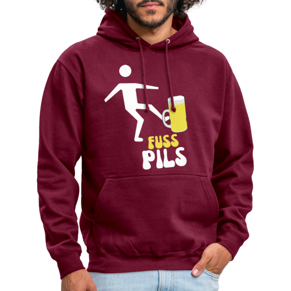 FUSS PILS - Unisex Hoodie - Bordeaux