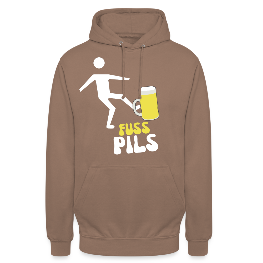 FUSS PILS - Unisex Hoodie - Mokka