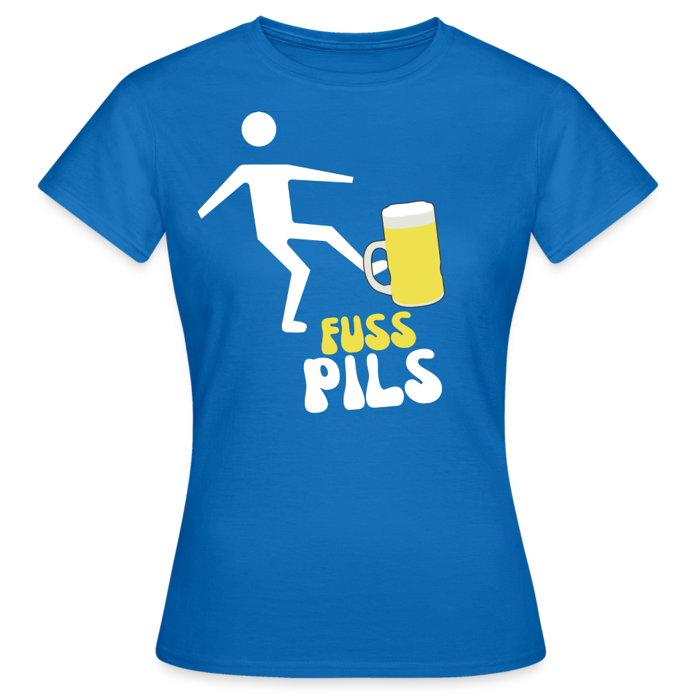 FUSS PILS - Damen T-Shirt - Royalblau