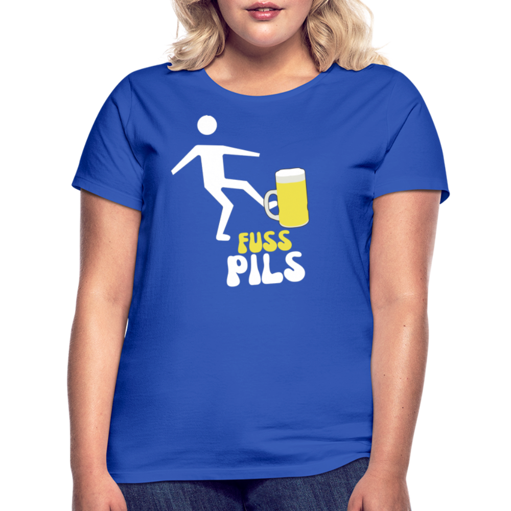 FUSS PILS - Damen T-Shirt - Royalblau