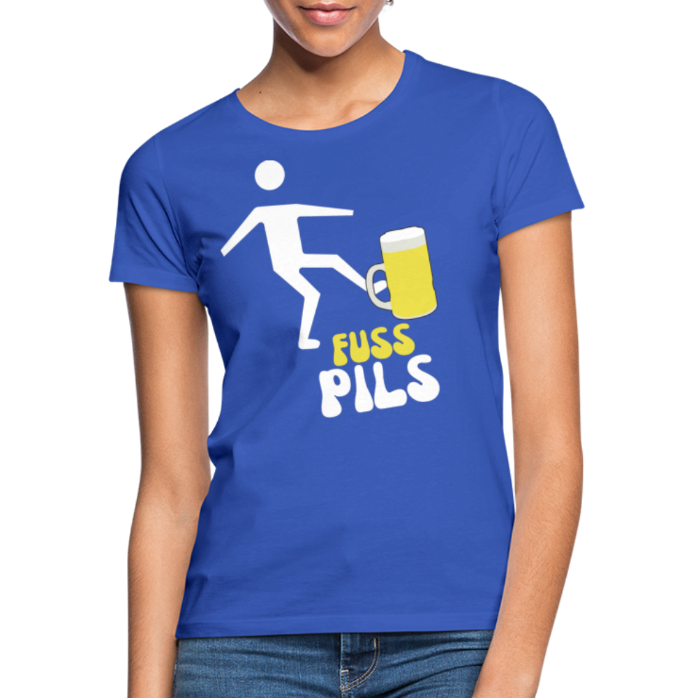 FUSS PILS - Damen T-Shirt - Royalblau