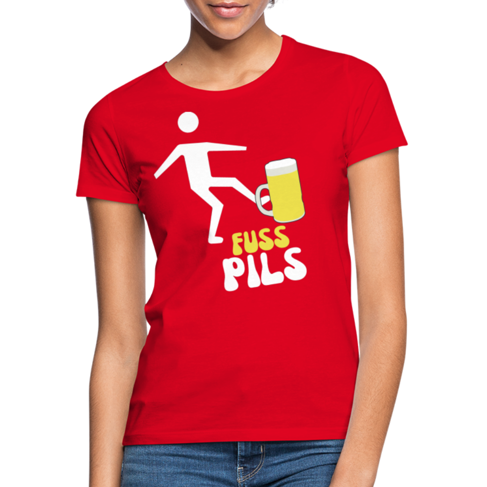 FUSS PILS - Damen T-Shirt - Rot