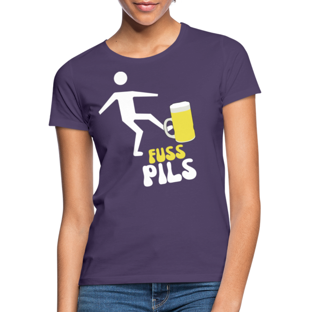 FUSS PILS - Damen T-Shirt - Dunkellila