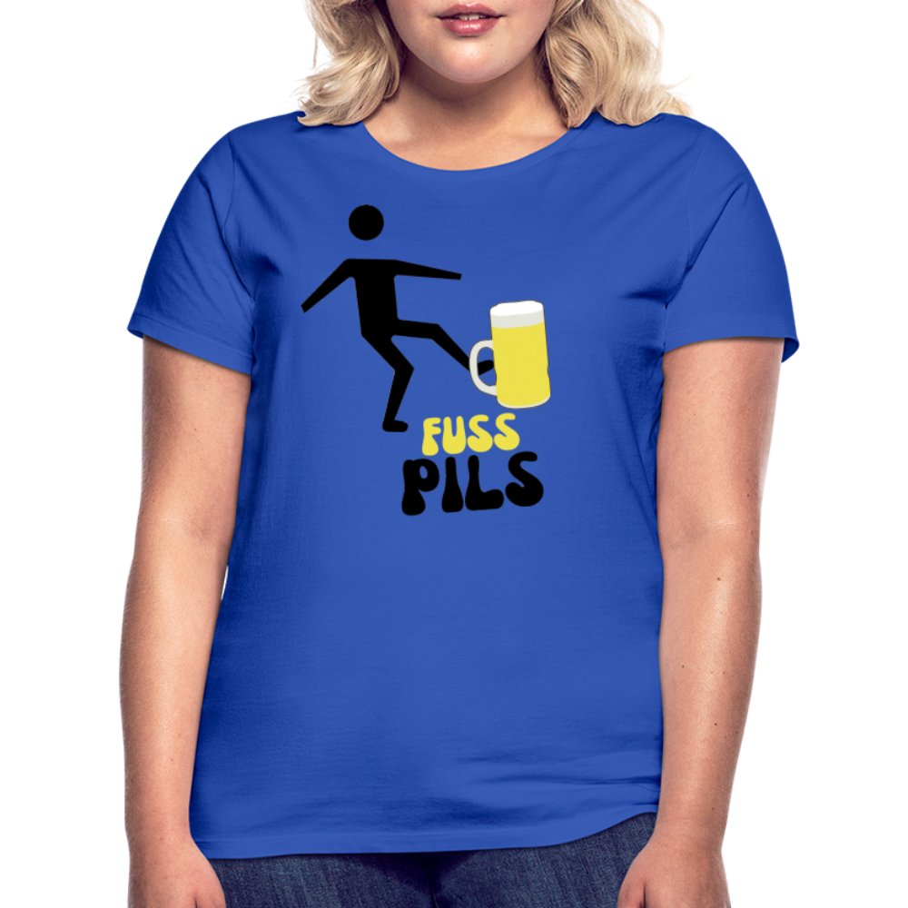 FUSS PILS - Damen T-Shirt - Royalblau