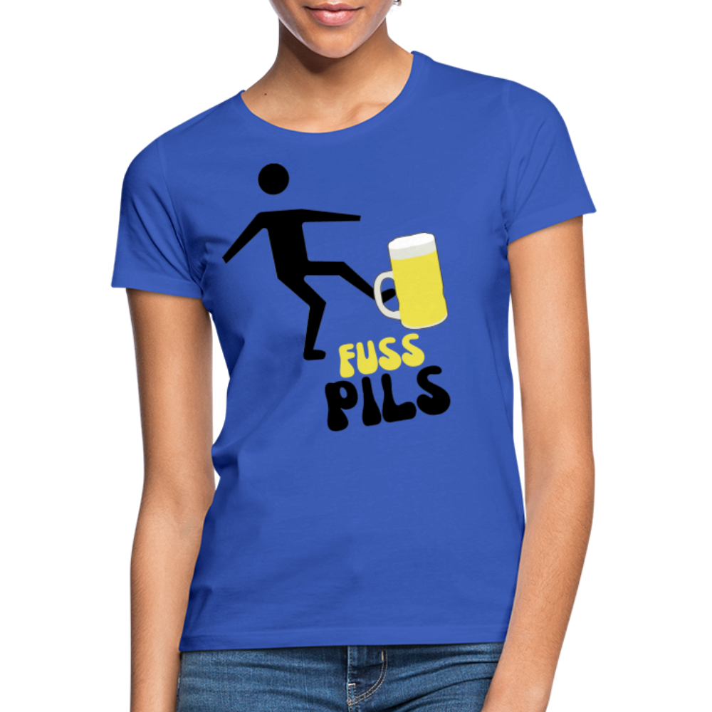 FUSS PILS - Damen T-Shirt - Royalblau