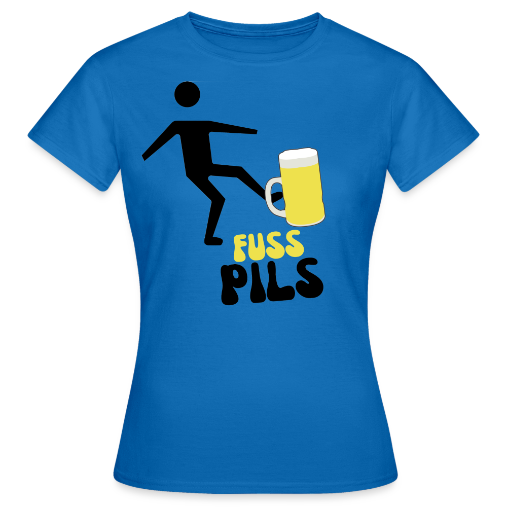 FUSS PILS - Damen T-Shirt - Royalblau