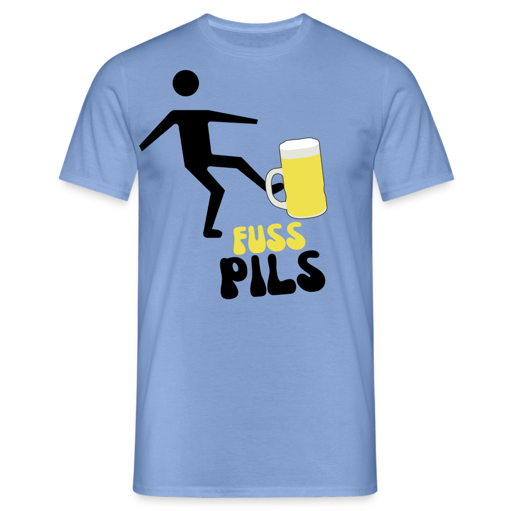 FUSS PILS - Herren T-Shirt - carolina blue