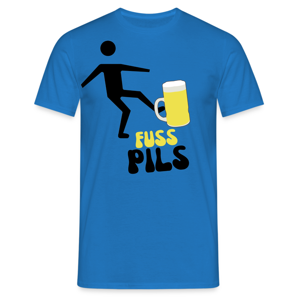 FUSS PILS - Herren T-Shirt - Royalblau