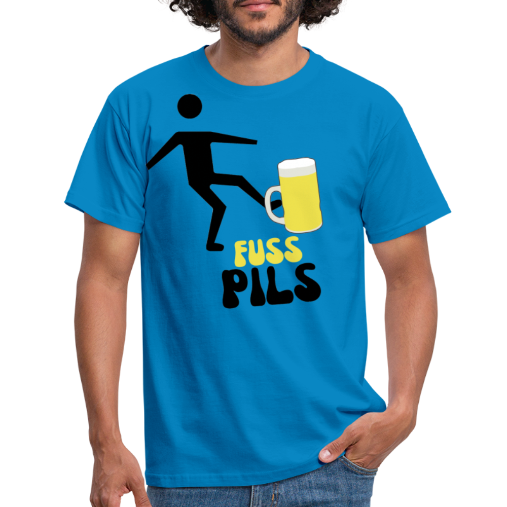 FUSS PILS - Herren T-Shirt - Royalblau