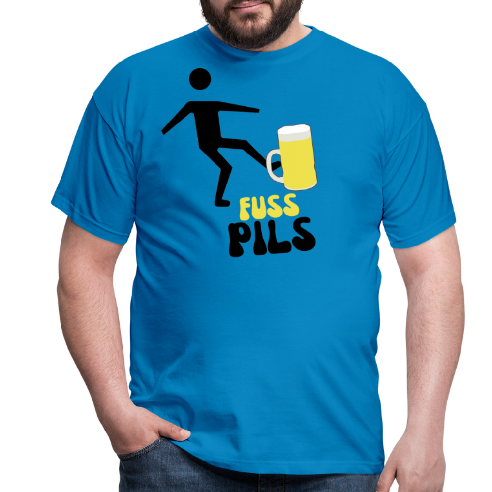 FUSS PILS - Herren T-Shirt - Royalblau