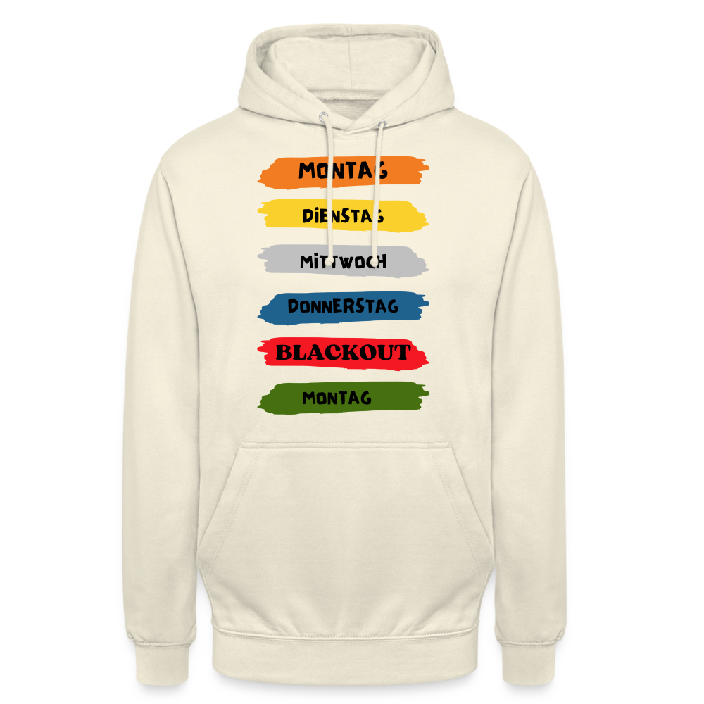 BLACKOUT - Unisex Hoodie - Vanille-Milchshake