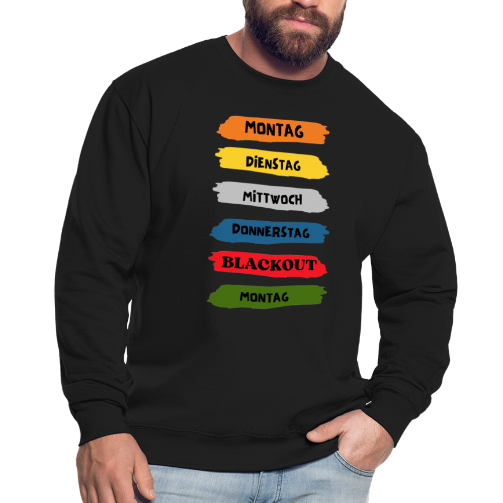 BLACKOUT - Unisex Pullover - Schwarz